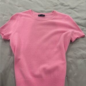 GAP Women's Soft Pink Crew Neck Sweater